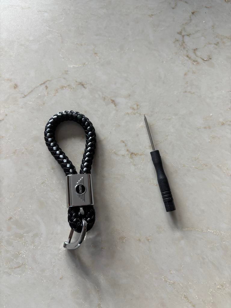 Sleutelhanger Mini Cooper Zwart Chic, Ophalen of Verzenden, Nieuw, Merk
