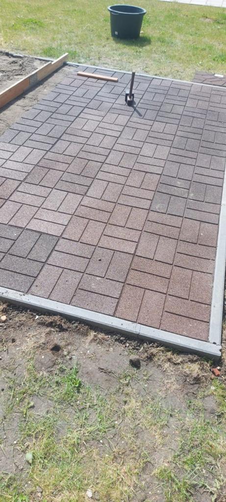 14 Nieuwe rubber tegels 40x40x2cm, Tuin en Terras, Overige typen, Rubber, Nieuw, Ophalen of Verzenden