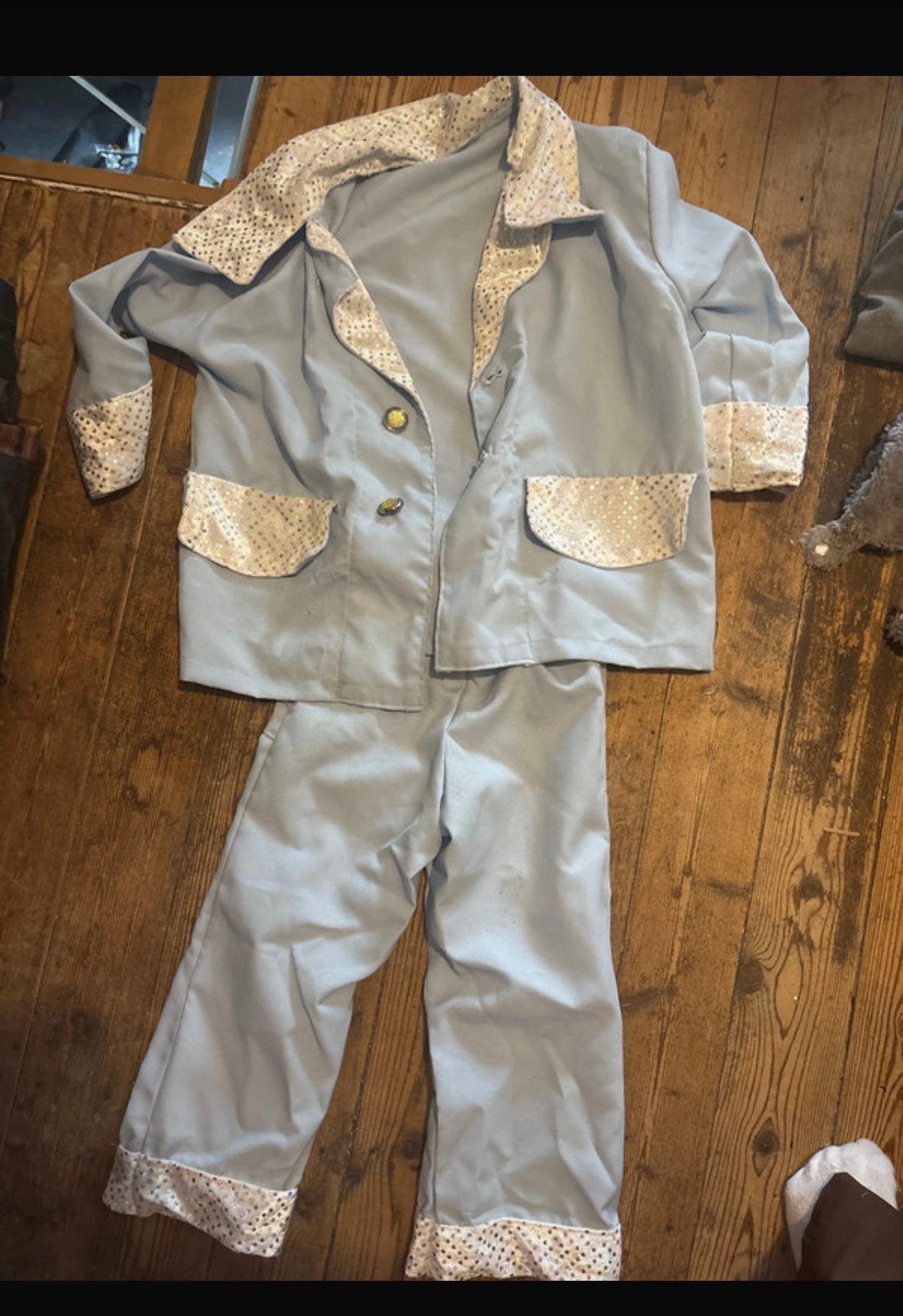 Uniek Disco Pak - Handgemaakt door Oma (maat 104-110), Kinderen en Baby's, Ophalen of Verzenden, Gebruikt, 110 t/m 116, Jongen of Meisje