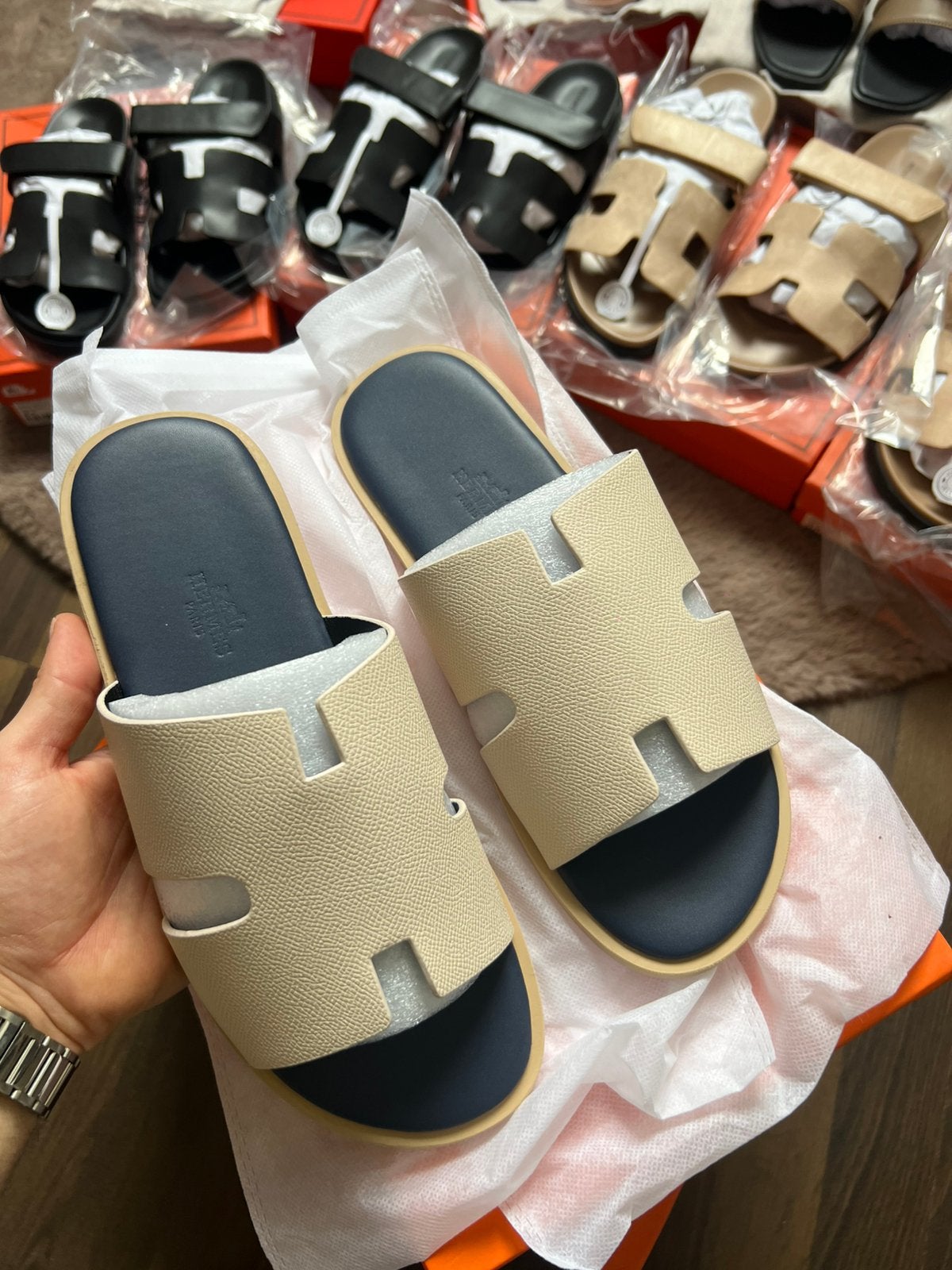 Hermes slippers, Kleding | Dames, Schoenen, Ophalen of Verzenden, Nieuw