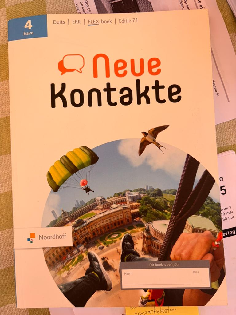 Gloednieuw duits boek 4 havo neue kontakte, Ophalen of Verzenden, Nieuw, HAVO, Duits