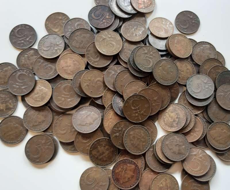 500 Gram 5 Cent 1948 Wilhelmina