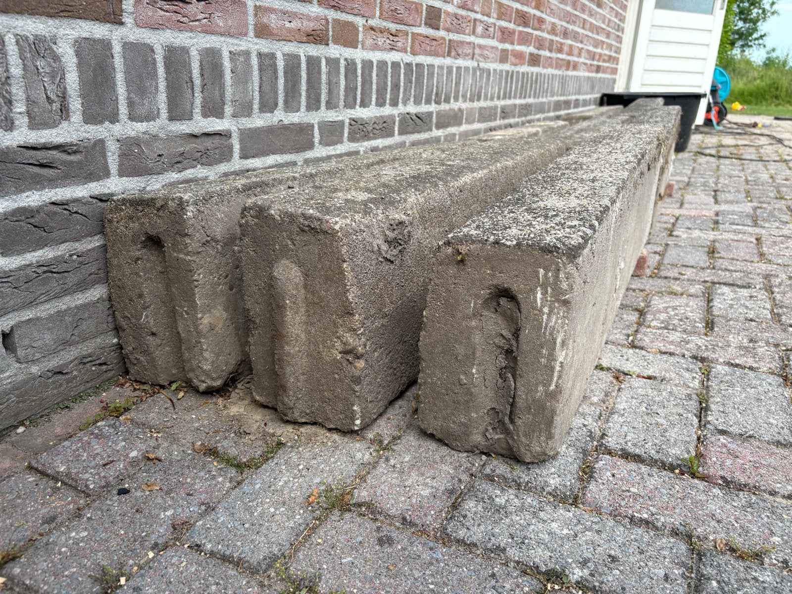 Betonnen stoepranden100x13x25 cm, Ophalen of Verzenden, Gebruikt, Overige materialen, Overige typen