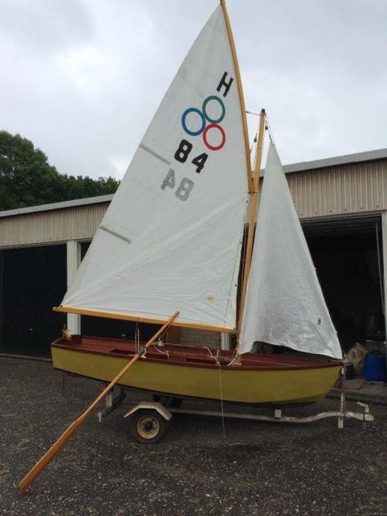 Springer hechthouten zeil/roei/bijboot, Watersport en Boten, Ophalen, Gebruikt, Hout, Bruynzeel