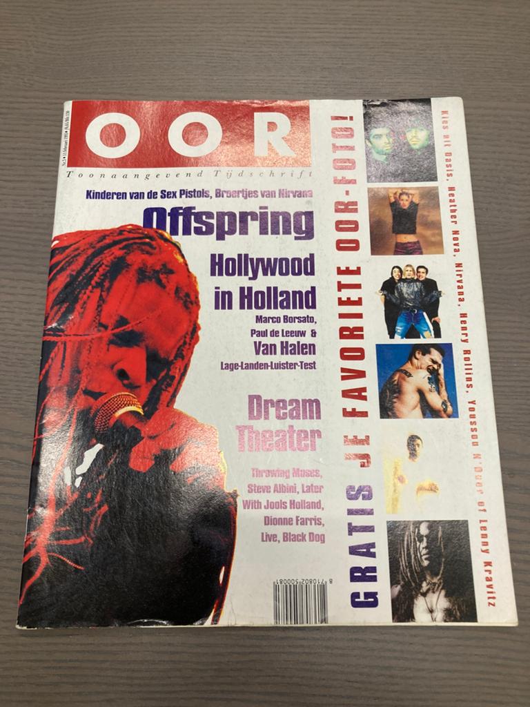 OOR Magazine 1995 LIVE Dream Theater OFFSPRING Van Halen, Ophalen of Verzenden, Muziek, Film of Tv