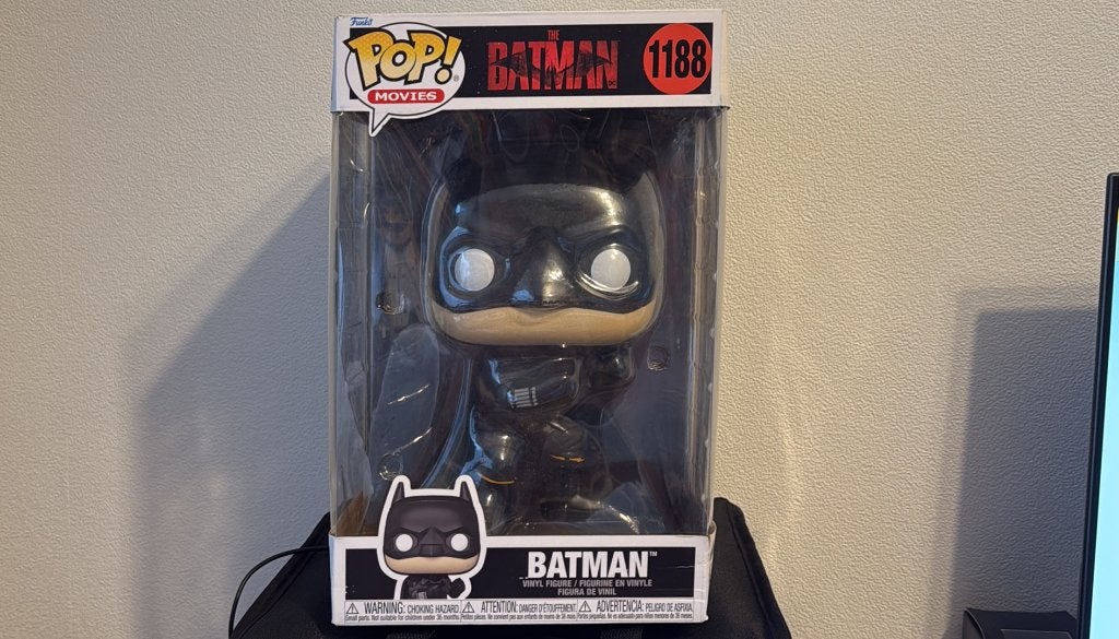 Funko Pop! Movies The Batman #1188 Batman 10 inch, Ophalen of Verzenden, Zo goed als nieuw