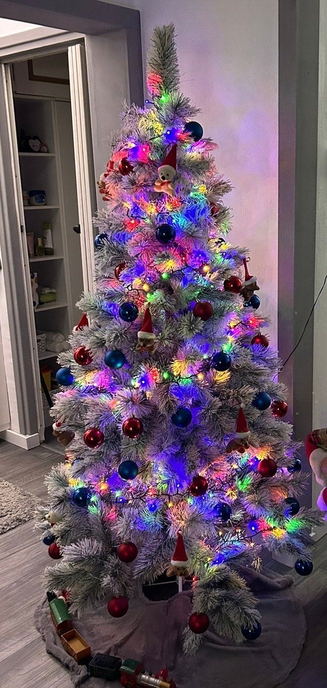 Kerstboom met sneeuw, Diversen, Ophalen of Verzenden