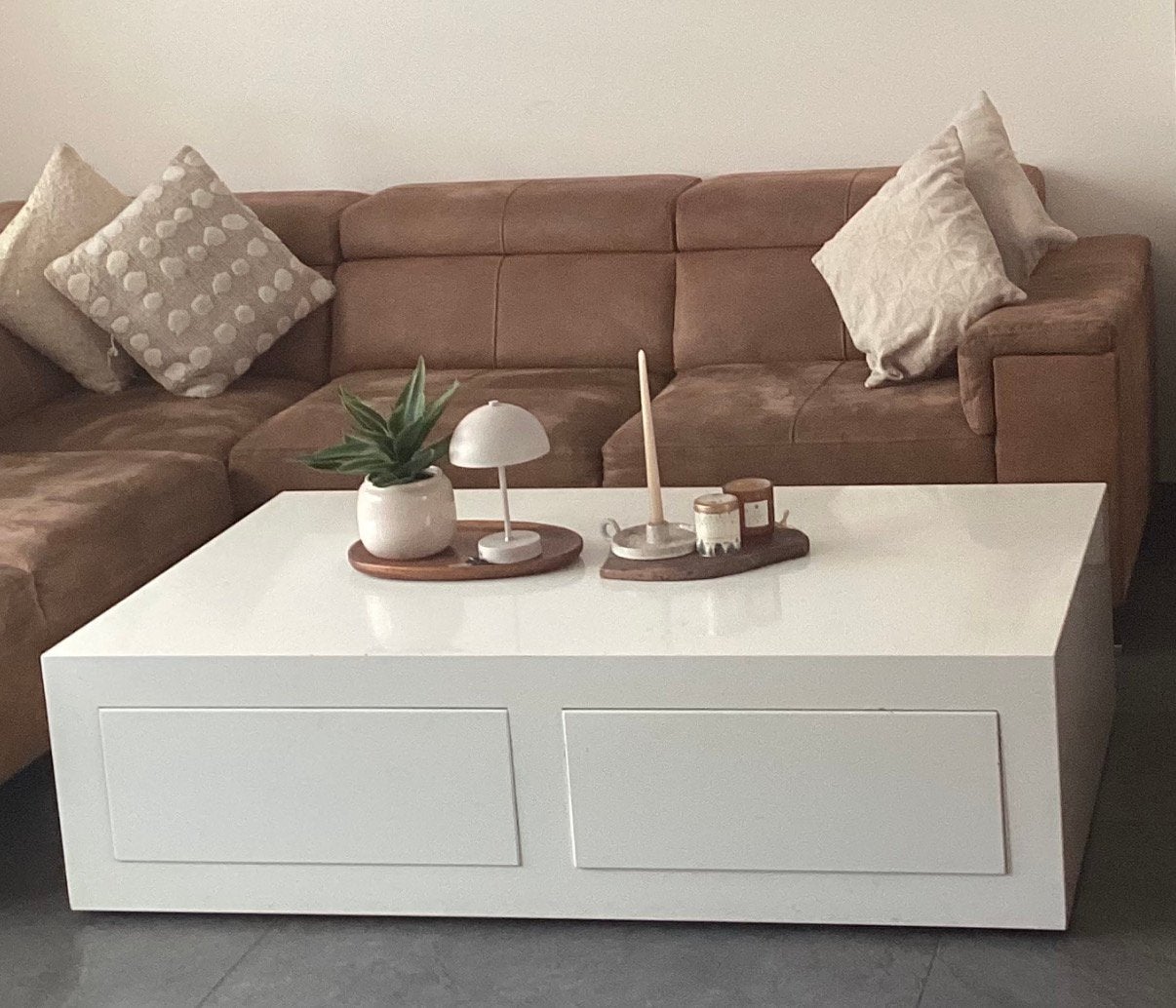 Salontafel (kist), Ophalen, Gebruikt, Rechthoekig, 50 tot 100 cm