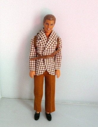 Barbie # Ken  Fashionistas pop met rugzak - foto's, Ophalen of Verzenden, Zo goed als nieuw, Barbie