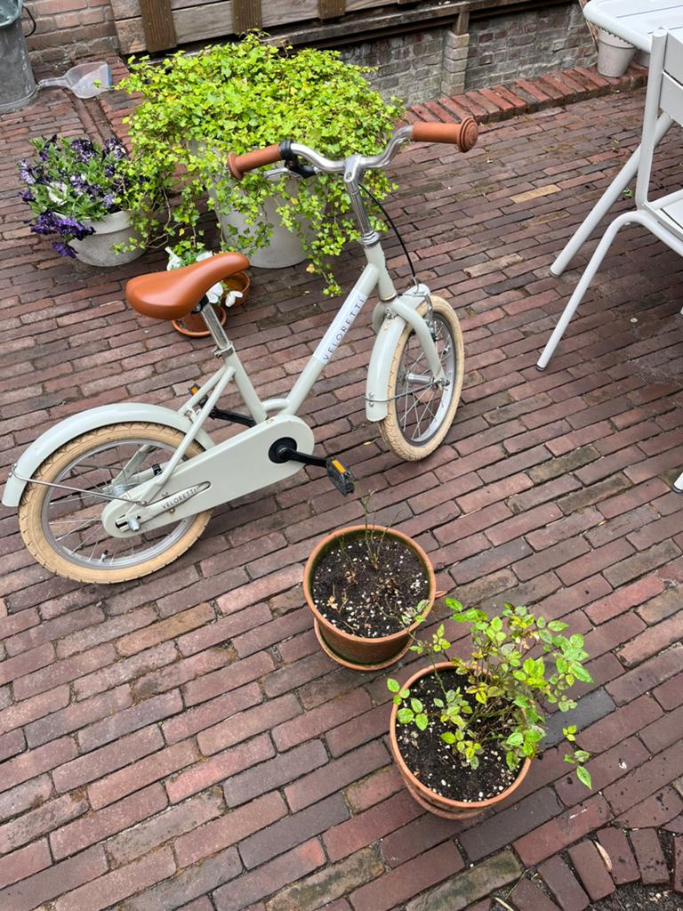 Veloretti Maxi Kinderfiets – Pebble Grey (3 t/m 6 jaar), Ophalen of Verzenden, Gebruikt, 16 tot 20 inch