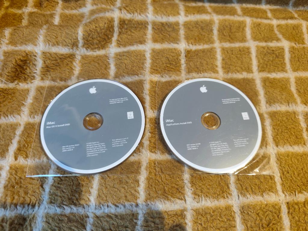 Apple OS X Install DVD + Applications Install DVD -origineel, Ophalen of Verzenden, Zo goed als nieuw, MacOS