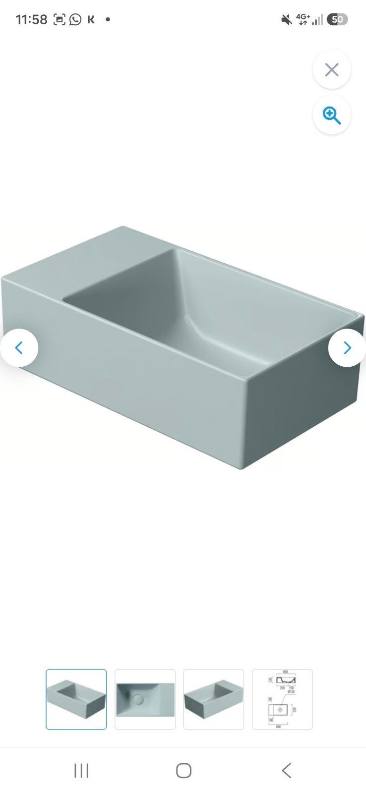 Ben Stelvio mat azure fontein, Ophalen, Nieuw, Toilet