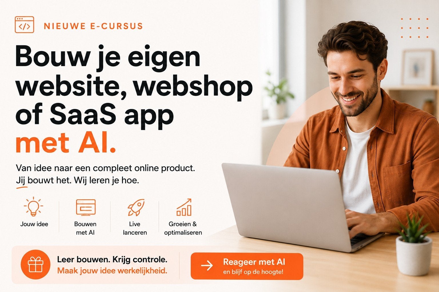 Leer in 14 dagen je eigen website,app te bouwen met AI., Computers en Software, Educatie- en Cursussoftware, Ophalen