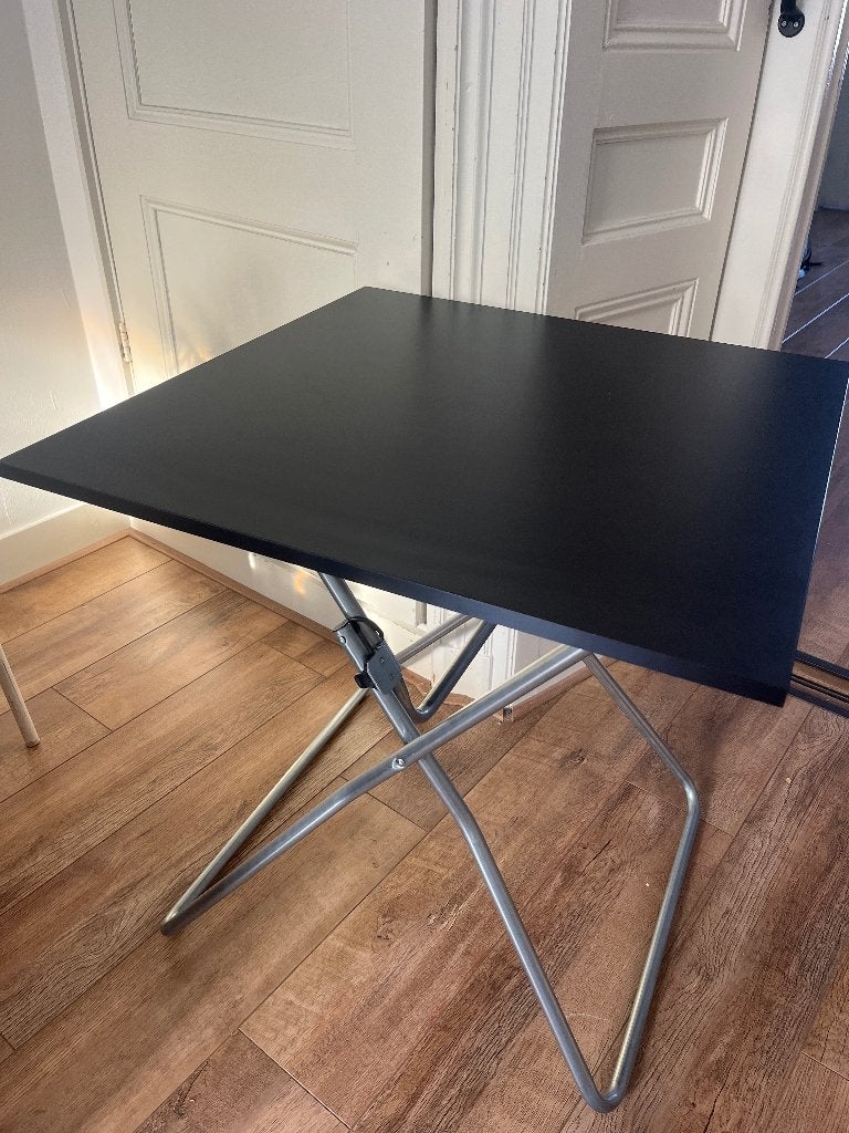 Klaptafel, Ophalen, Kunststof, 50 tot 100 cm, Vierkant