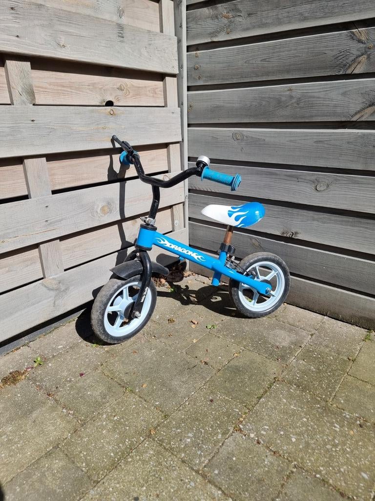 Blauwe loopfiets voor kinderen - Dragon, Fietsen en Brommers, Ophalen