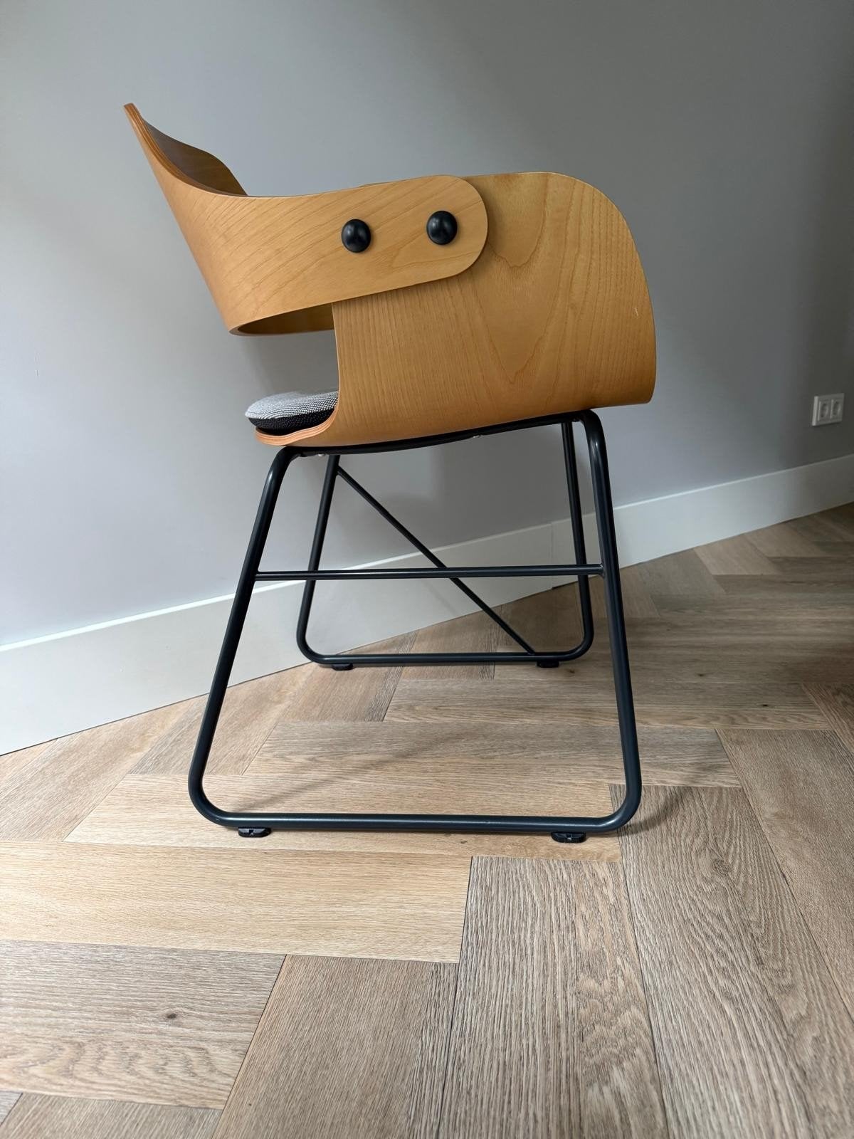 4x BD Barcelona design chair by Jaime Hayon zgan, Ophalen, Zwart, Zo goed als nieuw, Vier
