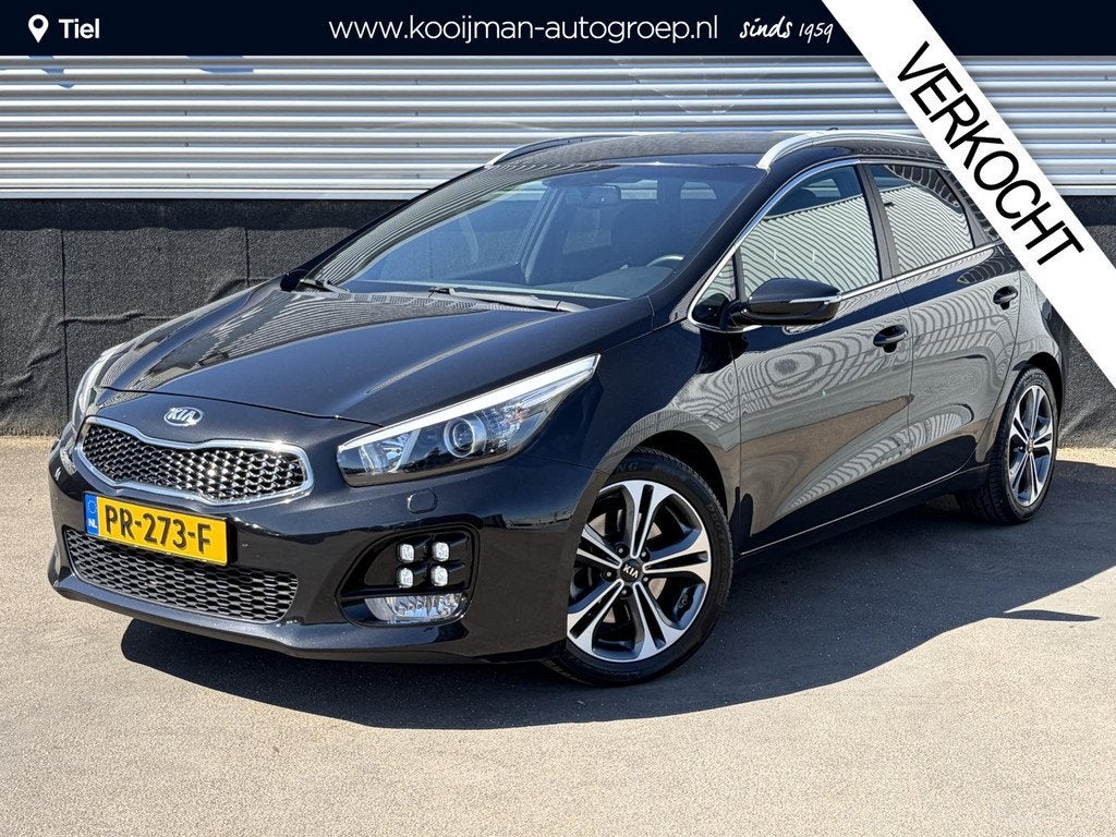 Kia cee'd Sportswagon 1.0 T-GDi GT-Line Navigatie, Stoelverw, Auto's, Voorwielaandrijving, Gebruikt, Euro 6, Zwart