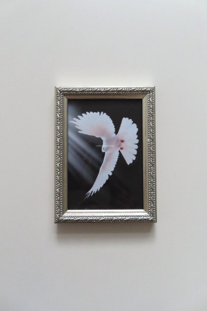 Fotolijst Zilverkleur met Motief (4885), Zilver, Portrait en Landscape, Ophalen of Verzenden, Zo goed als nieuw