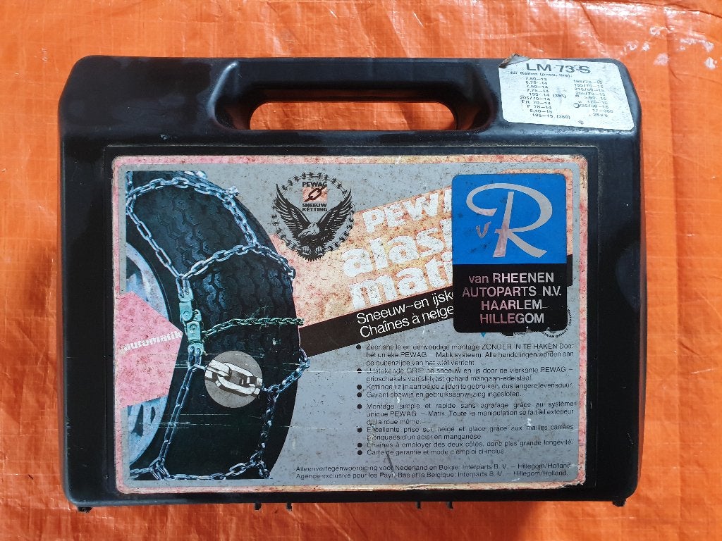 Sneeuwkettingen, Ophalen, Gebruikt