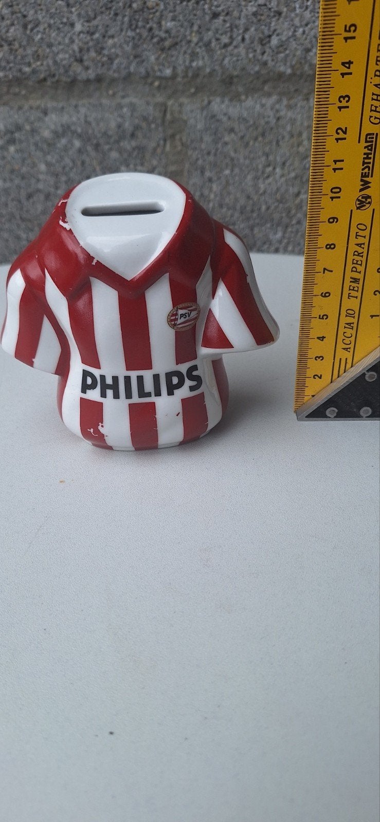 Psv spaarpot aardewerk (009), Gebruikt, ., Ophalen of Verzenden, .