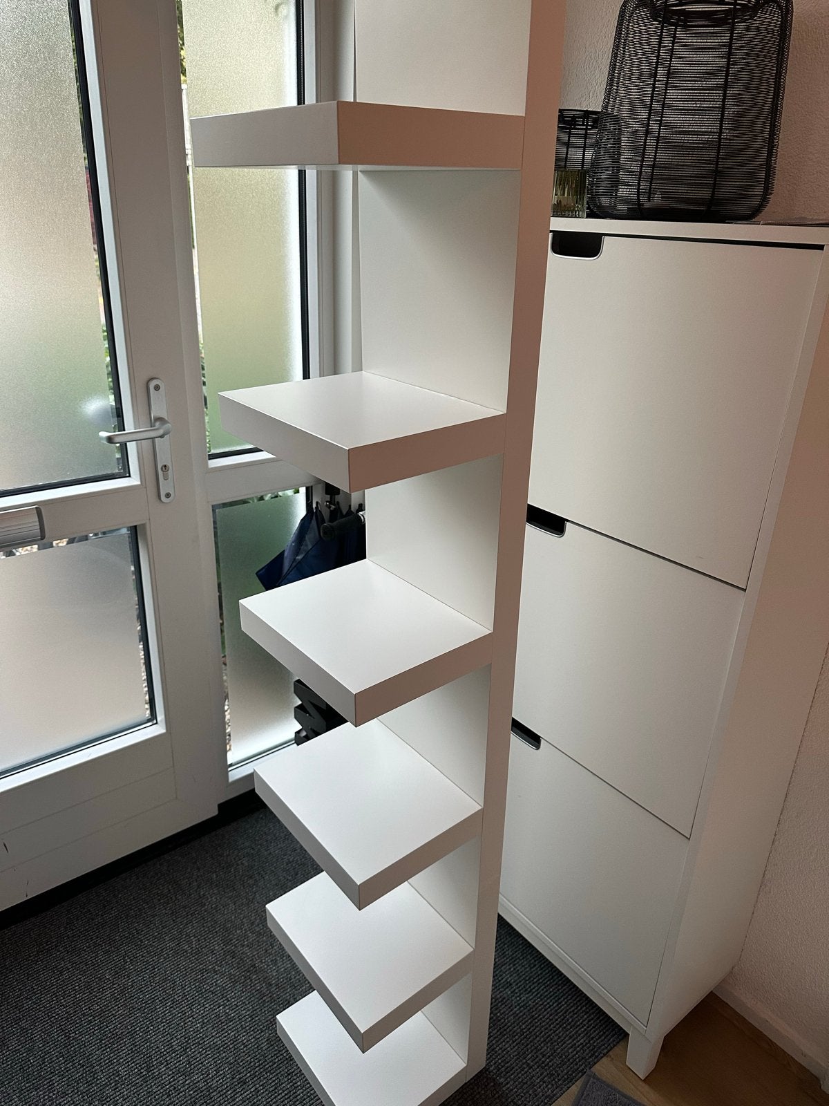 IKEA Wandrek - Wit, Modern en Praktisch, Ophalen, Zo goed als nieuw