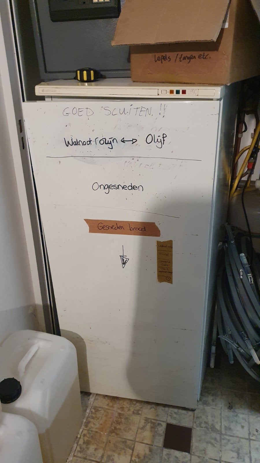 Oude maar werkende vriezer