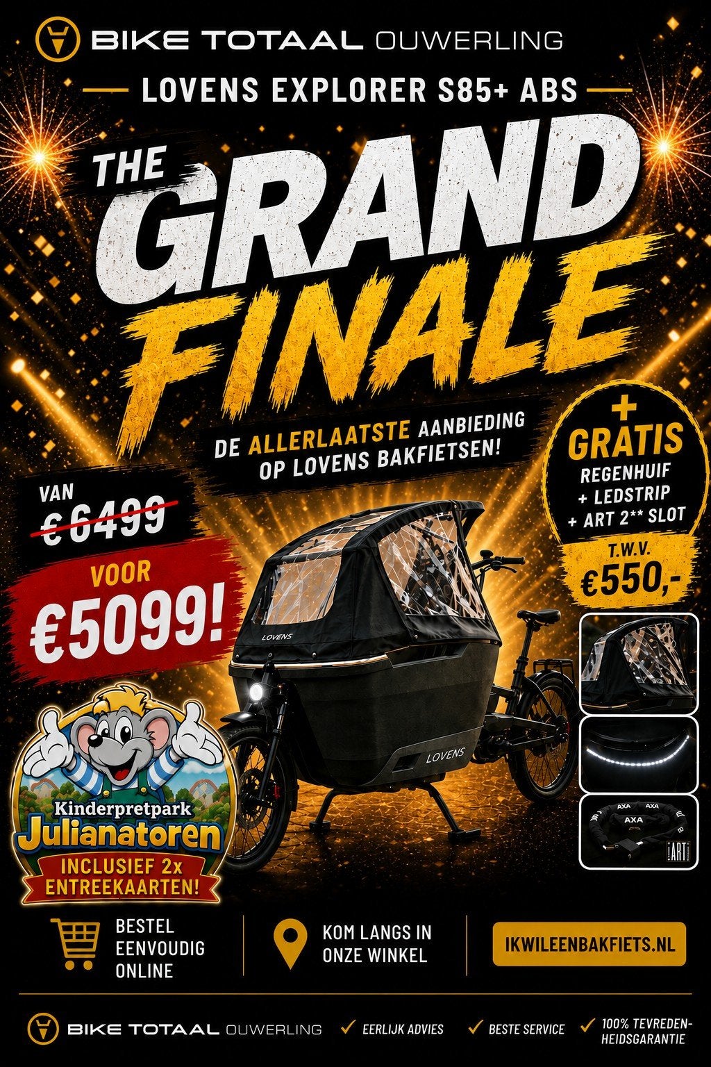 OP = OP!! ----> LOVENS EXPLORER 1 S85+ ABS    vanaf € 5099,-, Overige merken, 3 kinderen, Huif, Nieuw