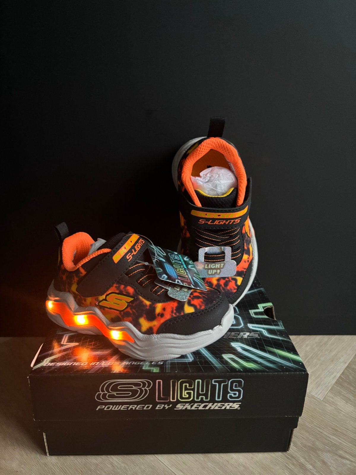 Skechers S-Lights Erupters maat 22 – NIEUW met lichtjes, Schoenen, Nieuw, Ophalen of Verzenden, Jongen