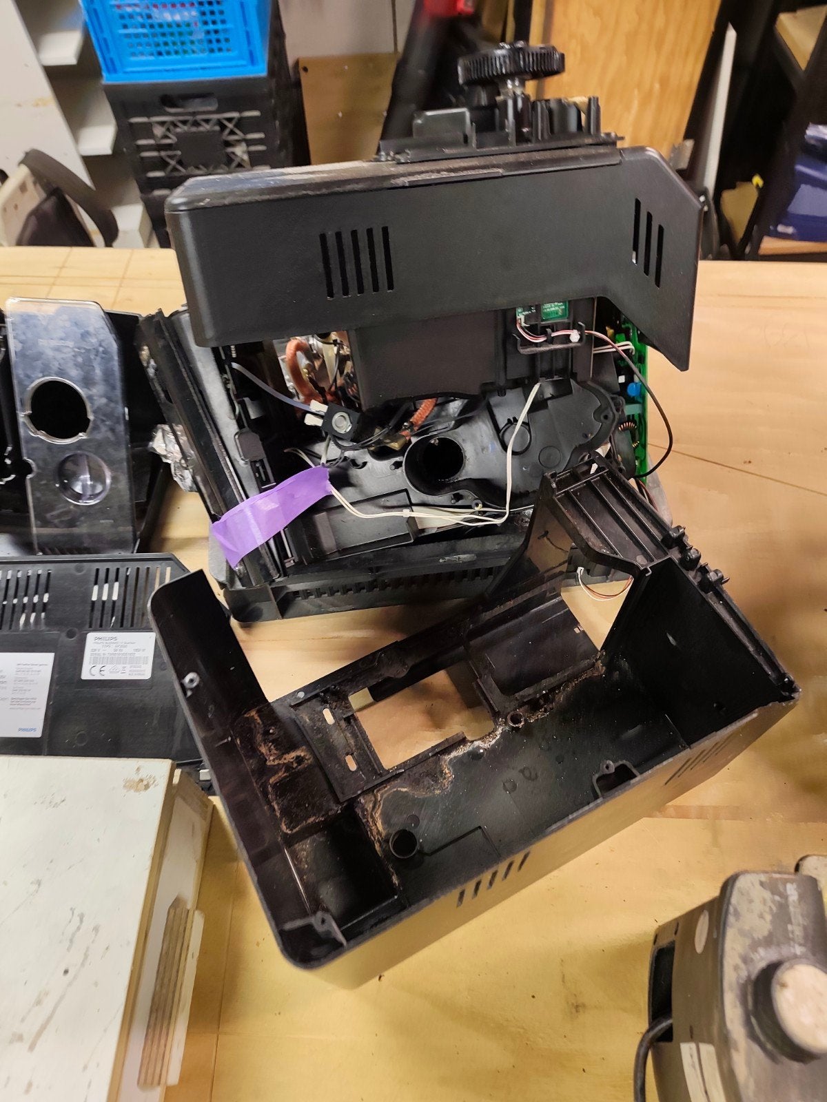 Philips EP3550 defecte printplaat - voor onderdelen, Ophalen of Verzenden, Niet werkend, Koffiemachine, Koffiebonen