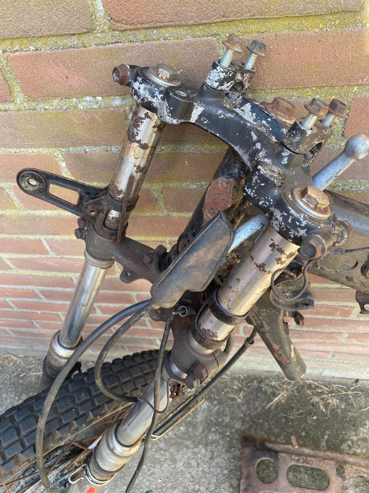 Yamaha Dt 125 MX onderdelen 77 / 78, Ophalen, Gebruikt
