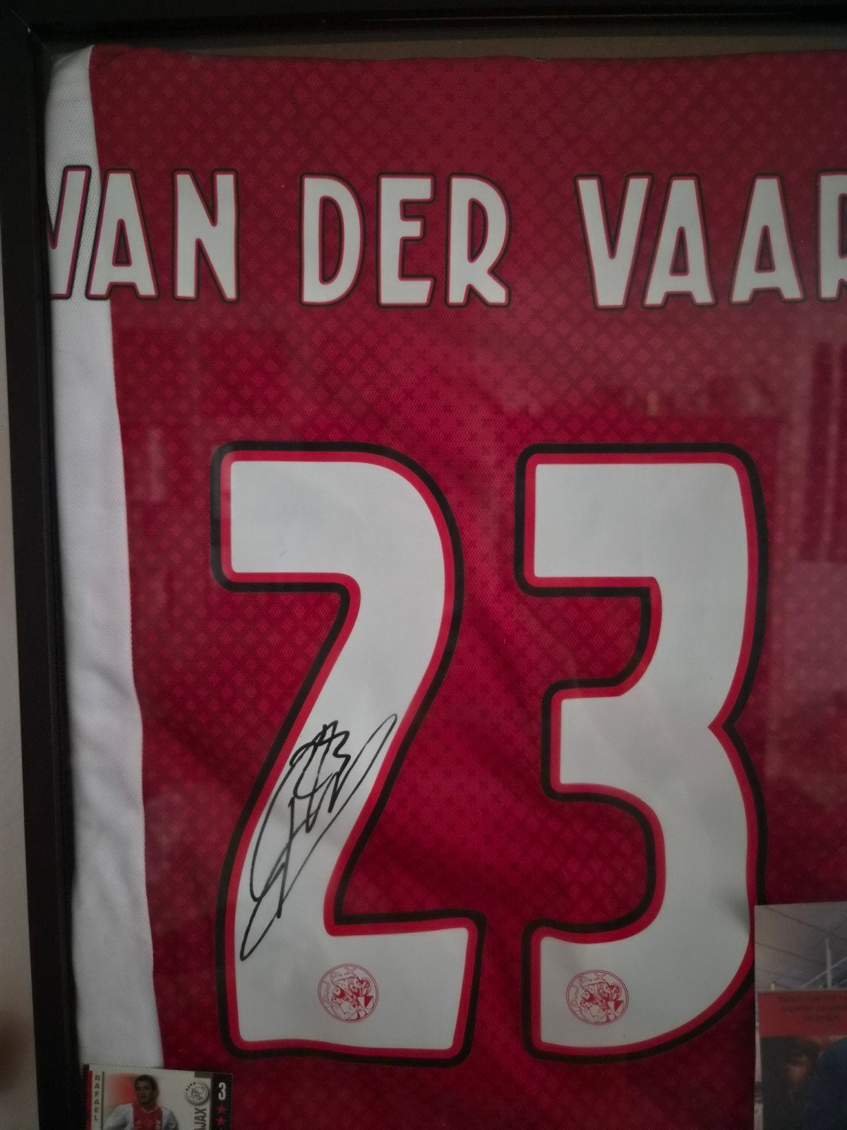handtekening shirt  Rafael van der vaart, Ophalen of Verzenden, Zo goed als nieuw, Ajax, Shirt