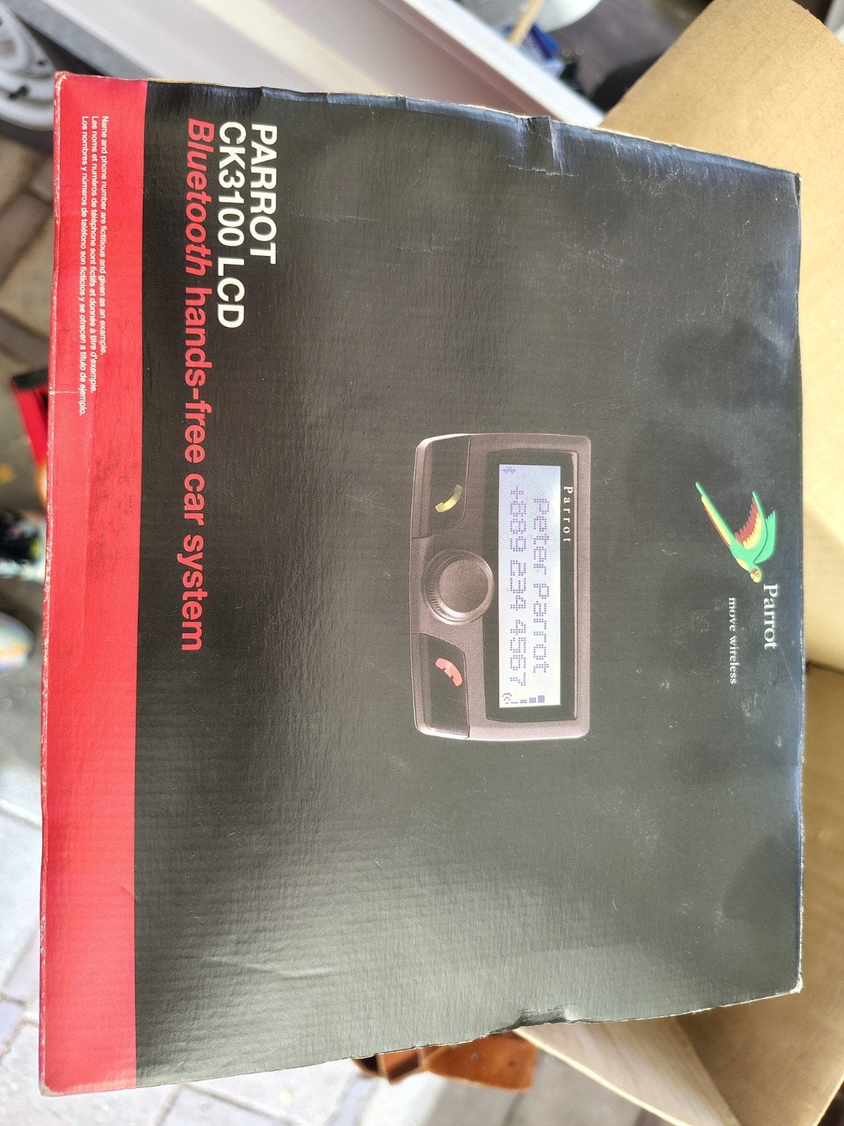 Parrot CK3100 LCD Bluetooth handsfree carkit, Auto diversen, Ophalen of Verzenden, Gebruikt