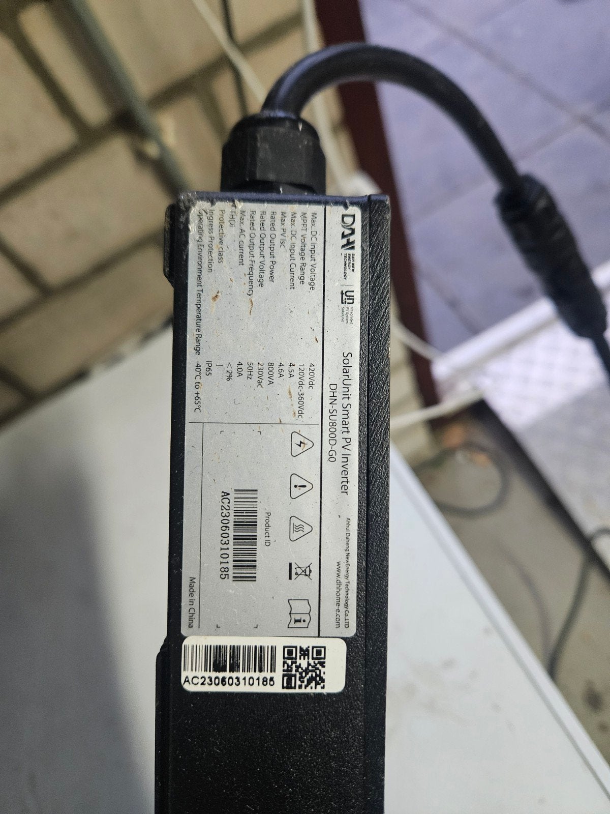 DAH Solar 800W Omvormer (DHN-SU800D-G0) High Voltage met Wi-, Ophalen of Verzenden, Nieuw