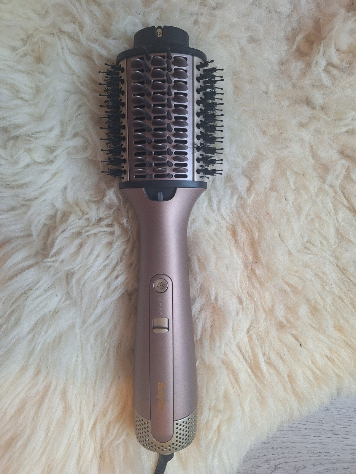 Babyliss Air Power Volume AS95E | Föhn borstel | Z.g.a.n., Ophalen of Verzenden, Zo goed als nieuw, Föhn of Haardroger