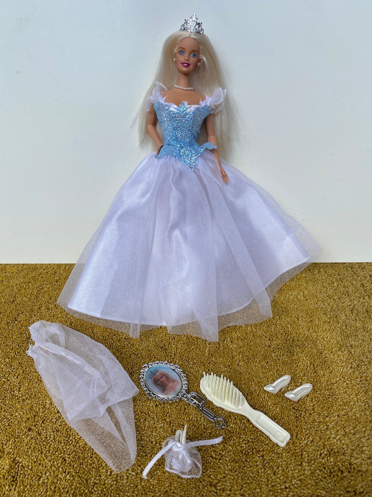 Barbie Princess Bride 2000, Ophalen of Verzenden, Zo goed als nieuw, Barbie