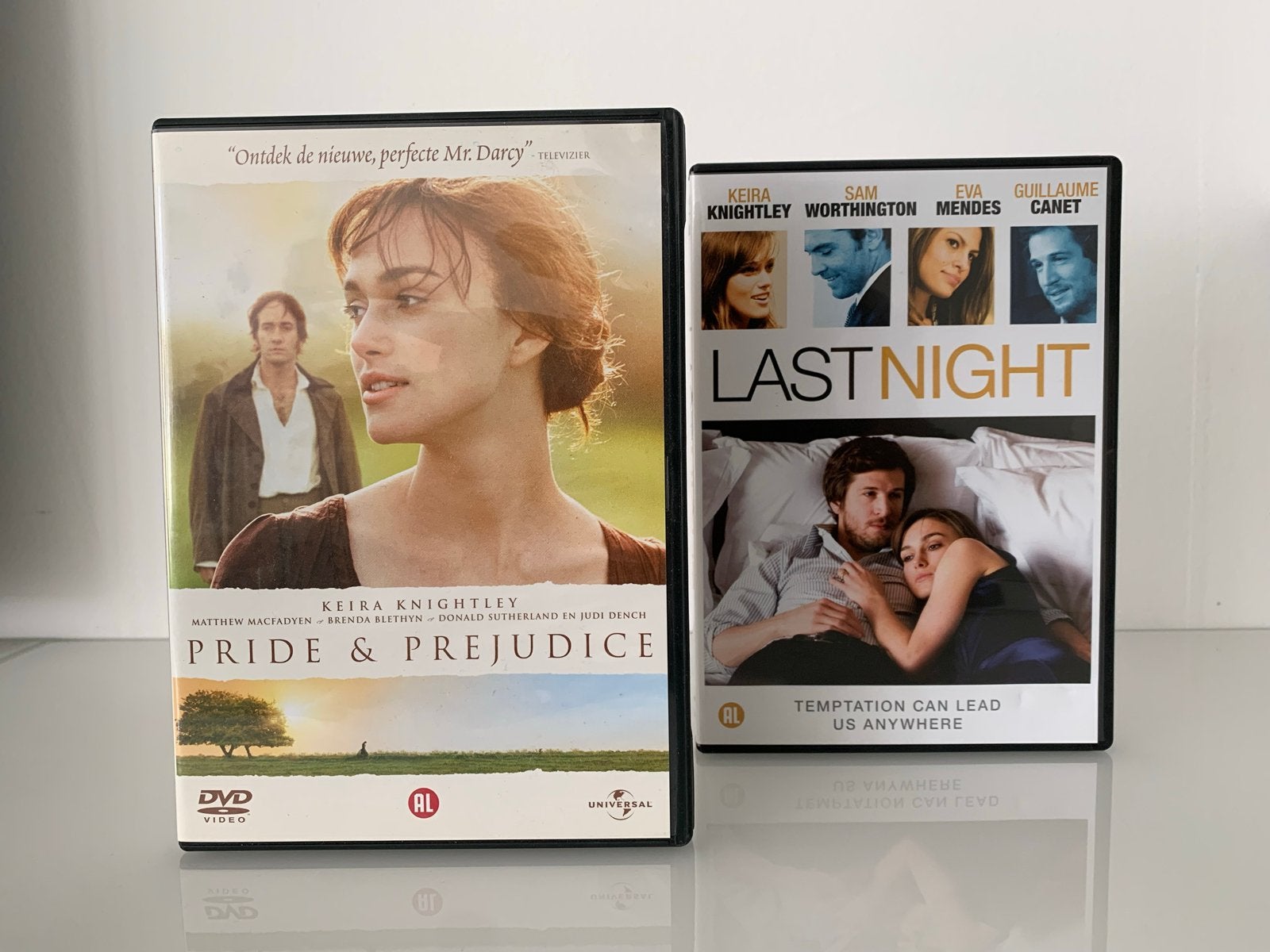DVD's: Pride & Prejudice en Last Night (Romantiek), Ophalen, Nederlands, Romantiek, Vanaf 12 jaar