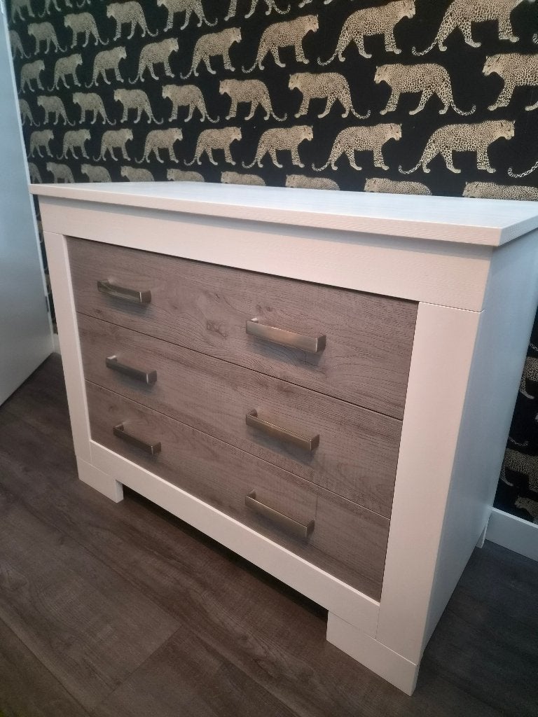 Commode + plankjes TWF Lucca, Ophalen, Gebruikt, 50 tot 70 cm, 100 cm of meer