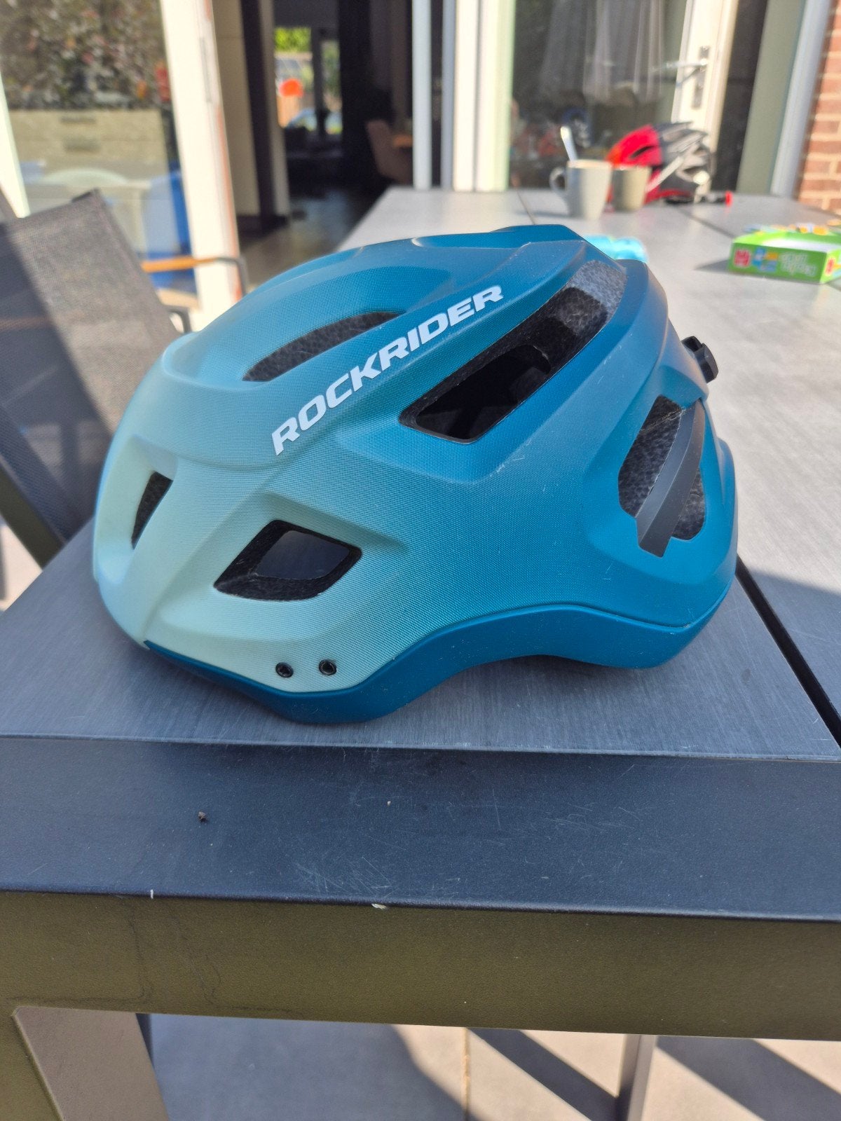 B'Twin Rockrider Fietshelm - Maat 55- 59 cm, Ophalen of Verzenden, Zo goed als nieuw, M, B'Twin Rockrider