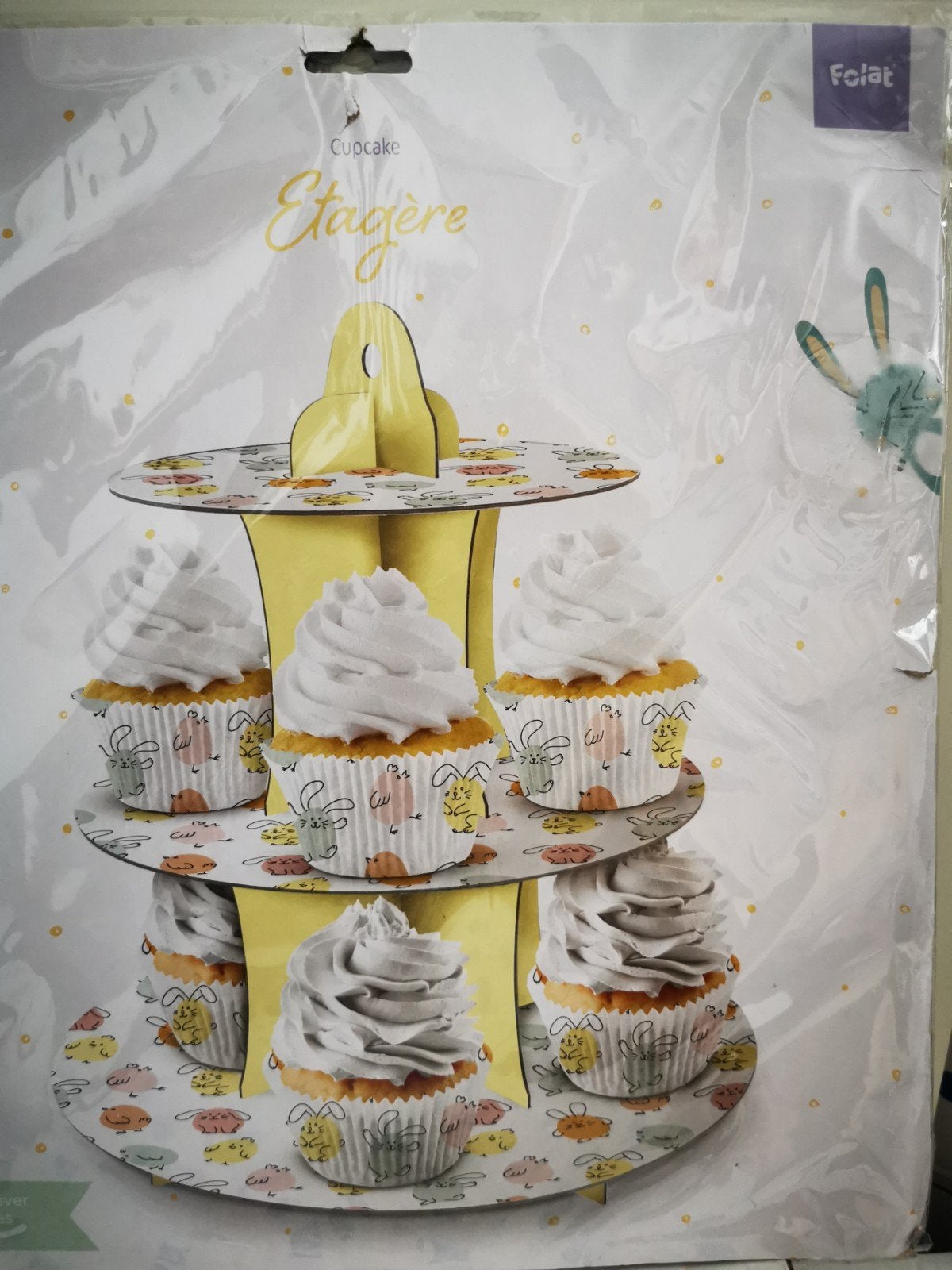 Cupcake etagere 36 x 36 cm - Nieuw, Huis en Inrichting, Woonaccessoires | Etagères, Ophalen of Verzenden, Nieuw, Etagère, Overige materialen
