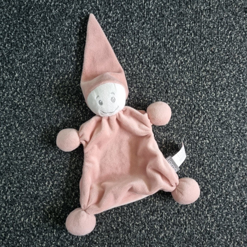 Tiamo knuffeldoekje tutpopje roze, Ophalen of Verzenden