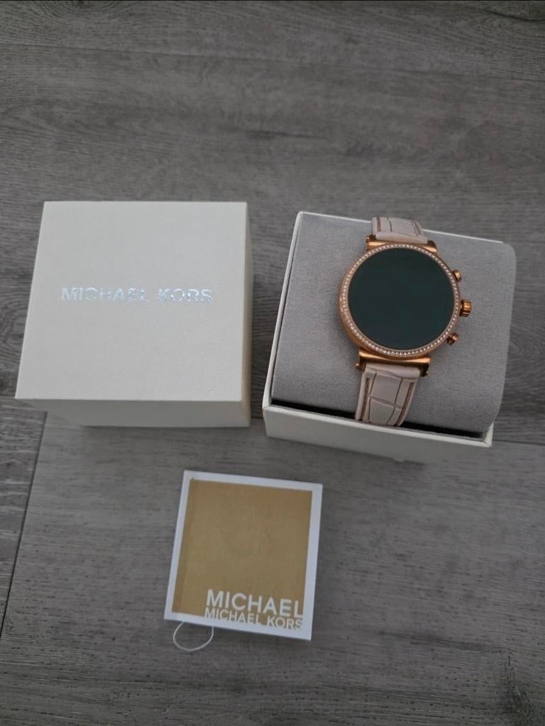 Michael Kors Access Sofie Gen 4 MKT5068 smartwatch horloge, Michael Kors, Stappen, Ophalen of Verzenden, Zo goed als nieuw
