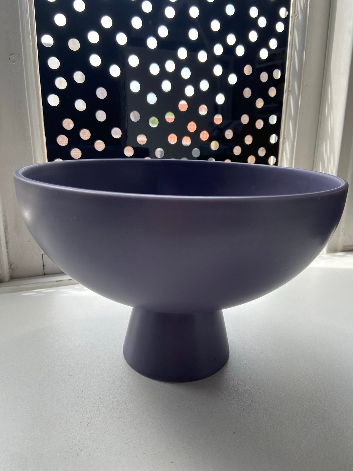 Raawii Strøm Bowl Maat L - Purple ash, Porselein of Keramiek, Schaal, Rond, Ophalen of Verzenden