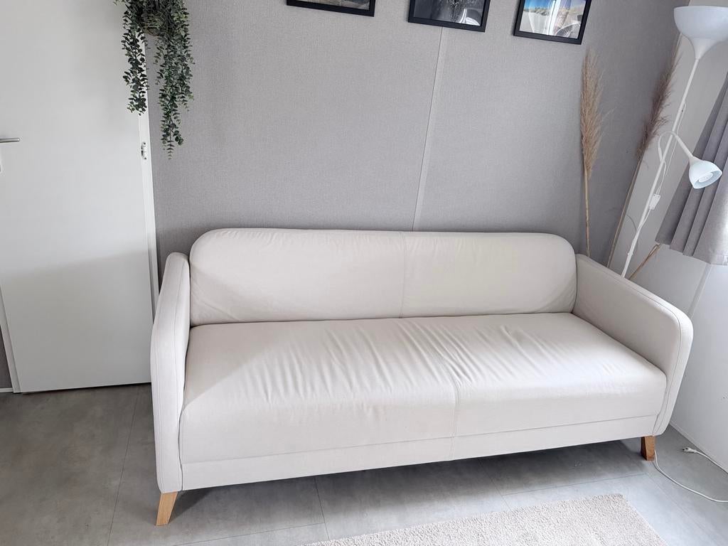 IKEA LINANÄS Tweepersoonsbank - Zo goed als nieuw, Ophalen, 150 tot 200 cm, Tweepersoons, 75 tot 100 cm