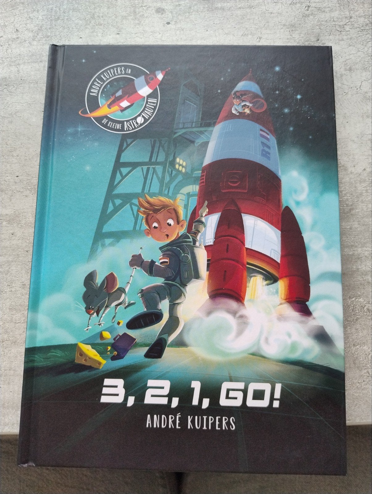 André Kuipers en de kleine astronauten: 3, 2, 1, GO!, Ophalen of Verzenden, Zo goed als nieuw, André Kuipers, Non-fictie