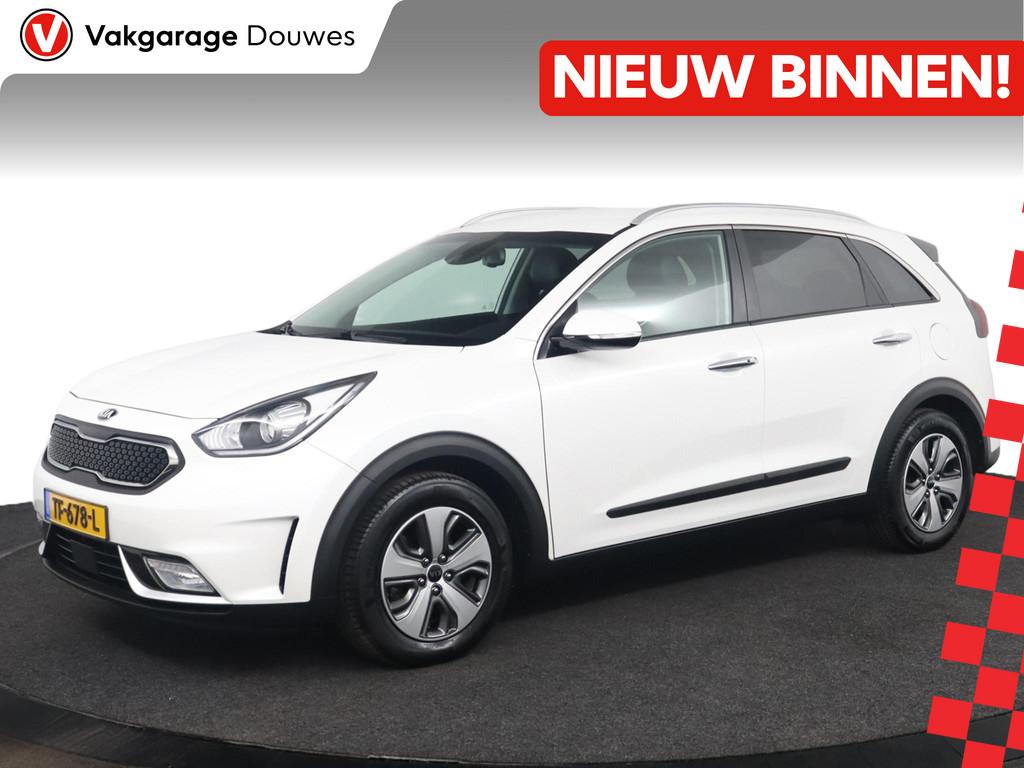 Kia Niro 1.6 GDi Hybrid BusinessLine |NAP|Stoel&Stuurverwarm, Auto's, Gebruikt, Euro 6, 2 kWh, Wit