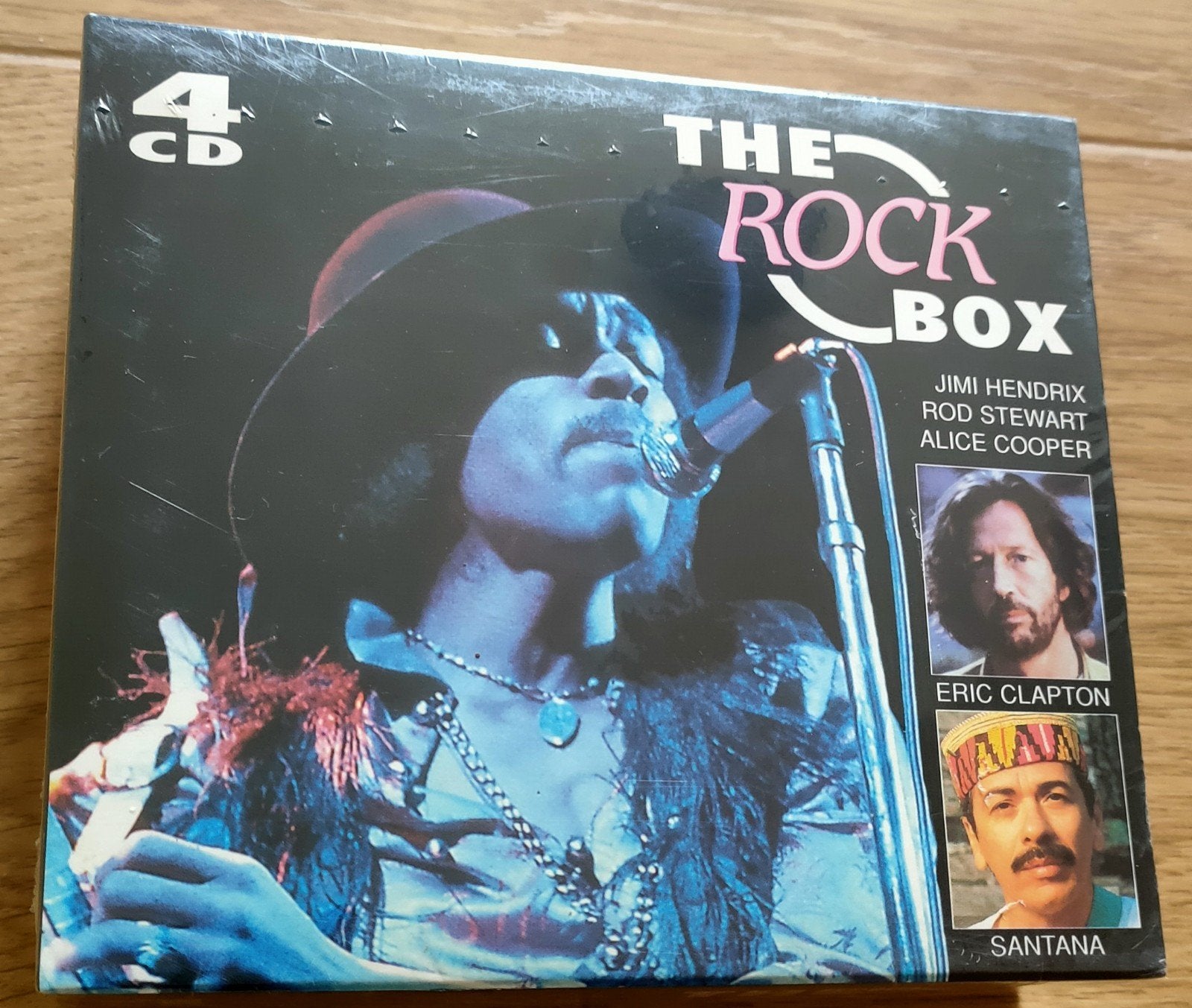 The Rock Box - 4 CD Boxset met Jimi Hendrix, Eric Clapton, Ophalen of Verzenden, Nieuw in verpakking, Poprock