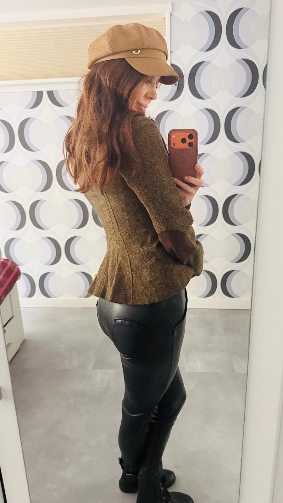 Colbert 100%wol, Kleding | Dames, Jasjes, Kostuums en Pakken, Bruin, Ophalen of Verzenden, Zo goed als nieuw, Jasje