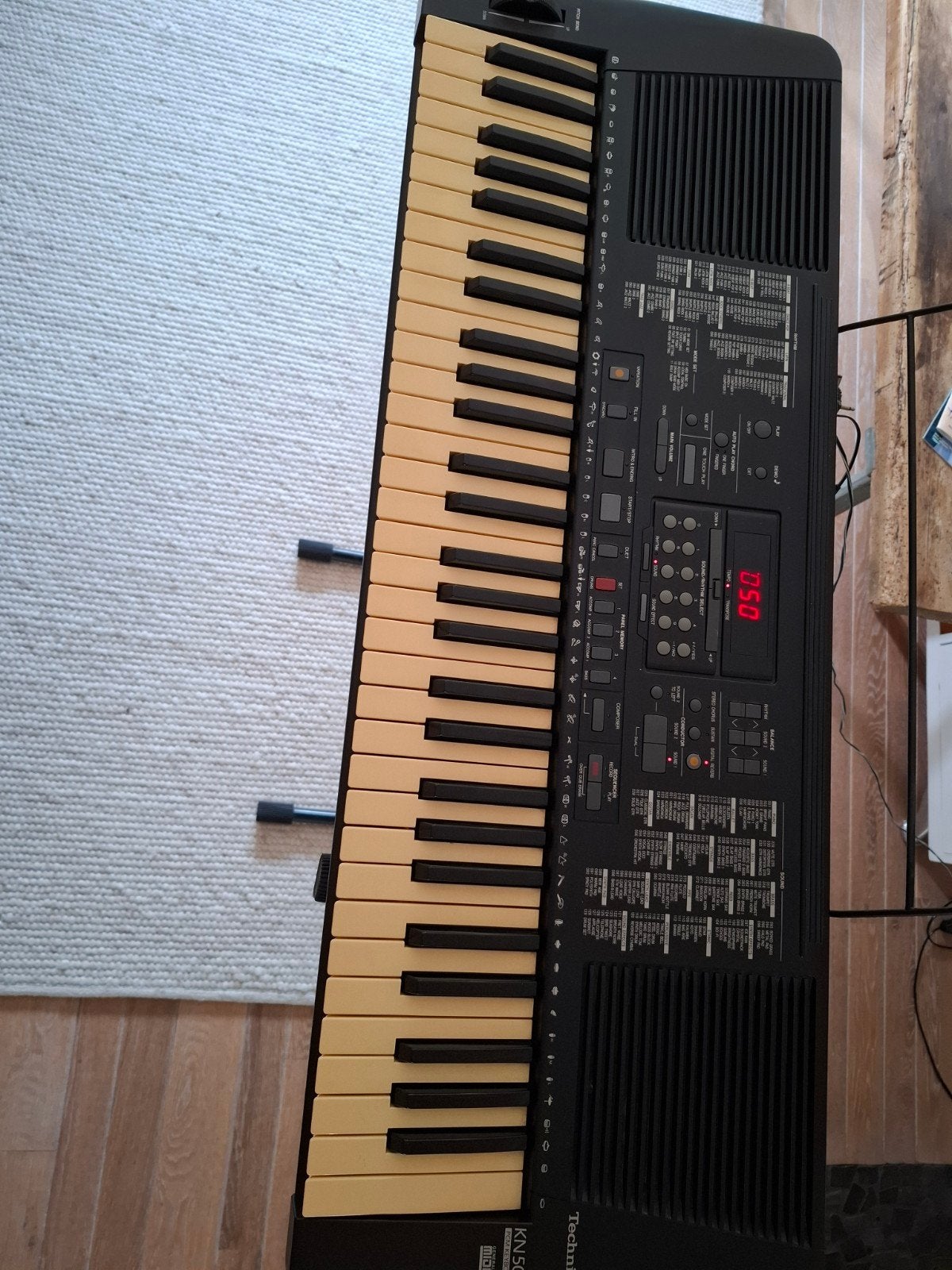 keybord, Ophalen, Met standaard, Technics, 61 toetsen