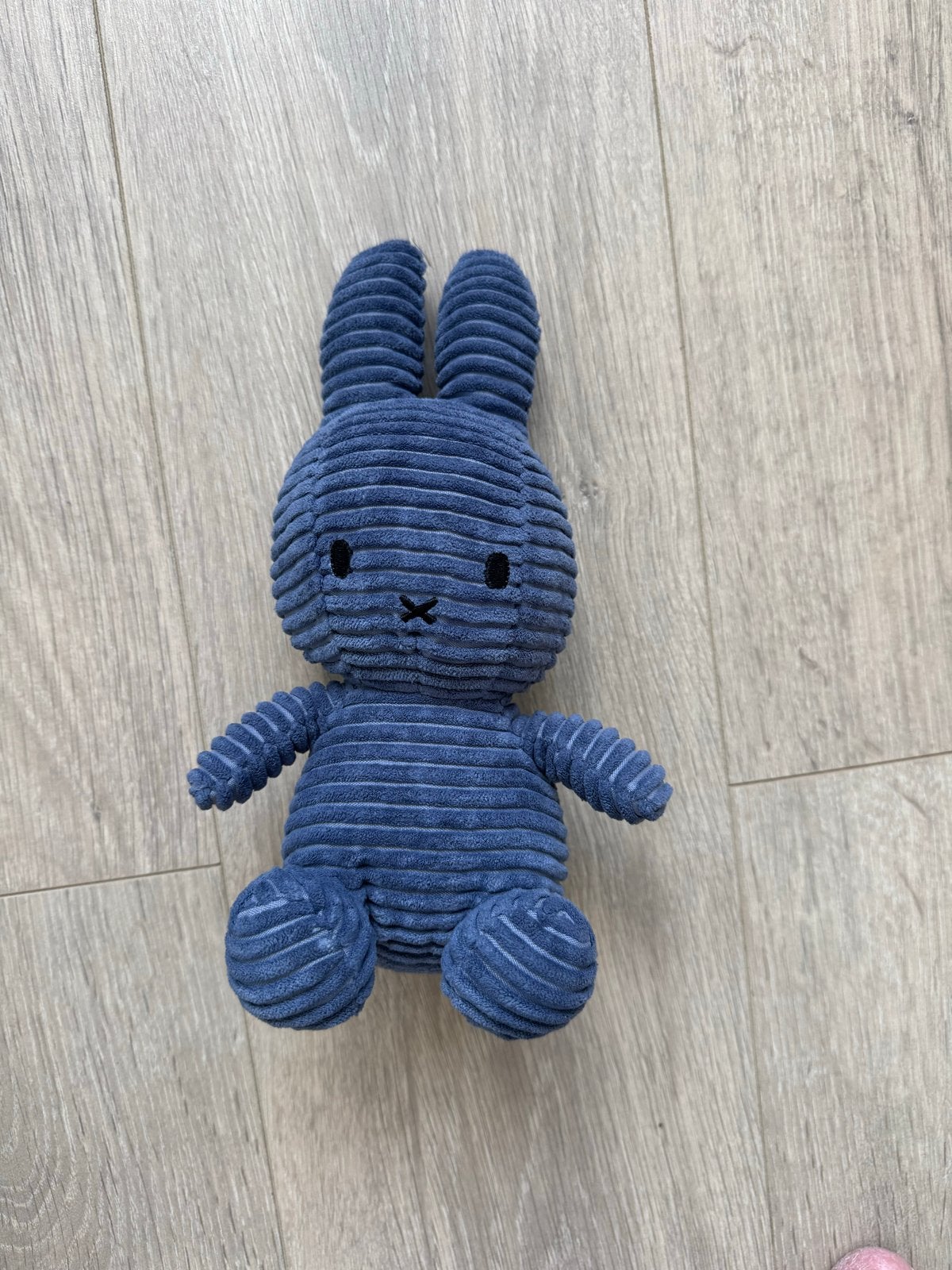 Nijntje knuffel blauw ribstof - Zo goed als nieuw, Overige merken, Blauw, Konijn, Nijntje