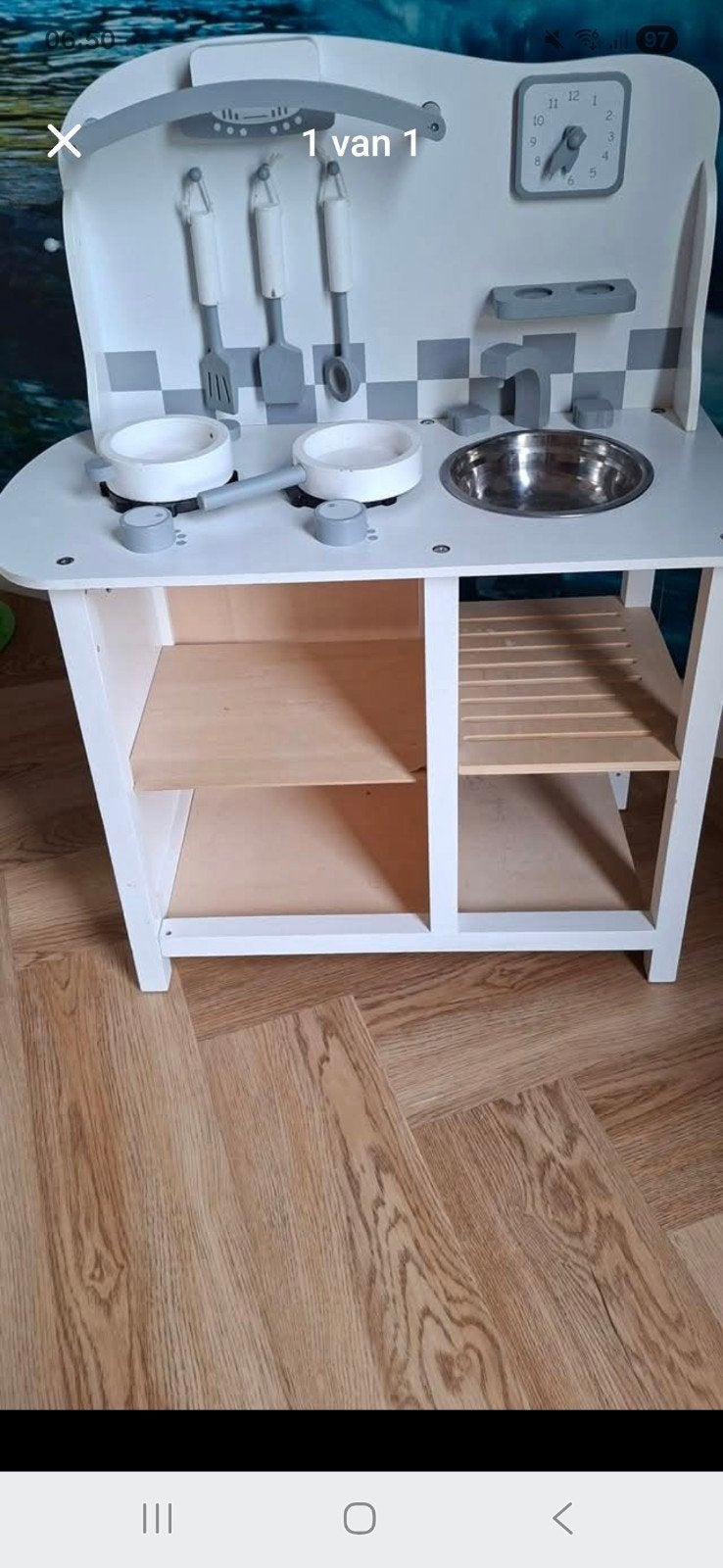 Houten Speelkeuken, Ophalen, Zo goed als nieuw